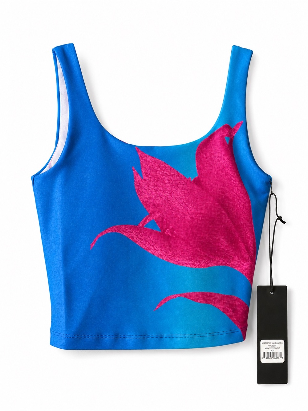 🌺 WITH Women’s Thalia Cropped Tank – Radiant Lily Print 🌺